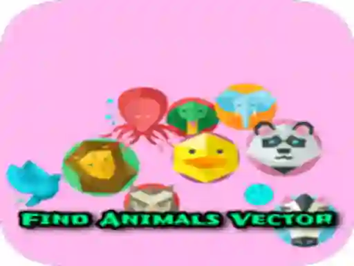 Laro Find Animals Vector online