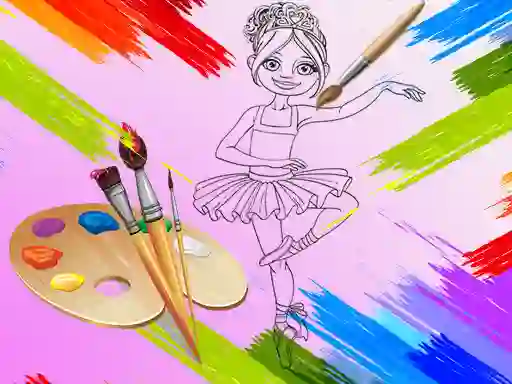 Laro Little Ballerinas Coloring online