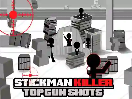 Laro Stickman Killer Top gun Shots online