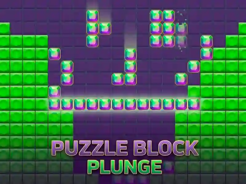 Laro Puzzle Block Plunge online