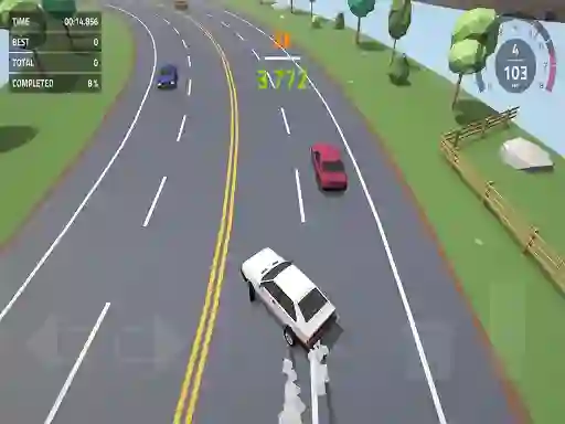 Laro Polygon Drift: Endless Traffic Racing online
