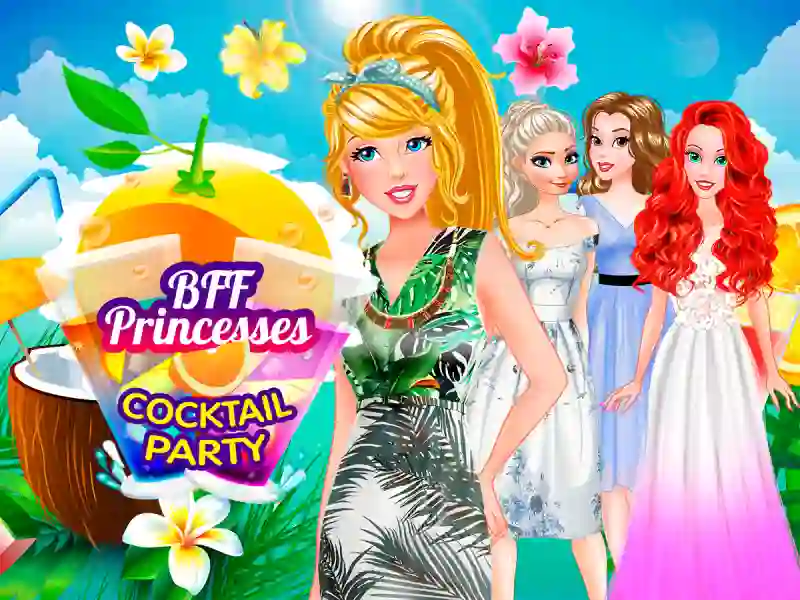 Laro BFF Princesses Cocktail Party online