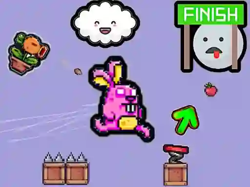 Laro Cute Rabbit's Challenging Adventure online