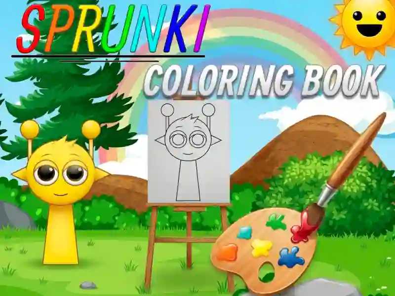 Laro Sprunki Coloring Book online