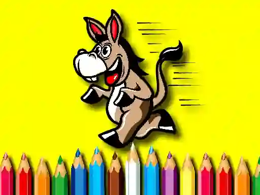 Laro Back To School Coloring Book Donkey online