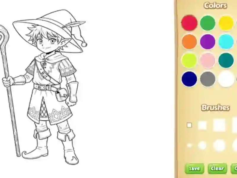 Laro Elf Coloring Book online