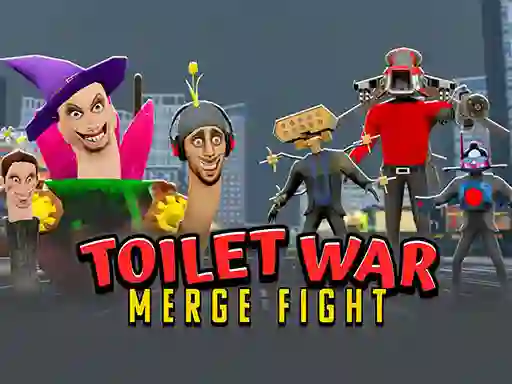 Laro Toilet War: Merge Skibidi online