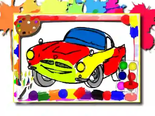 Laro Racing Cars Coloring Book online