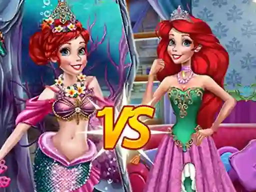 Laro Mermaid vs Princess online