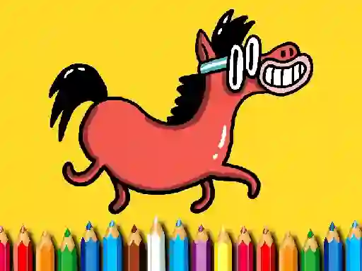 Laro Back To School: Pony Coloring Book online
