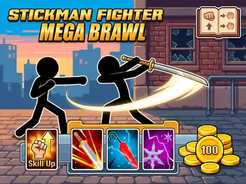 Laro Stickman Fighter Mega Brawl online