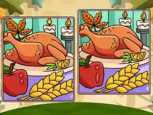 Laro Thanksgiving Spot The Differences online