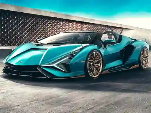 Laro Lamborghini Sian Roadster Puzzle online