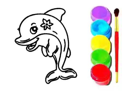 Laro Dolphin Coloring Book online