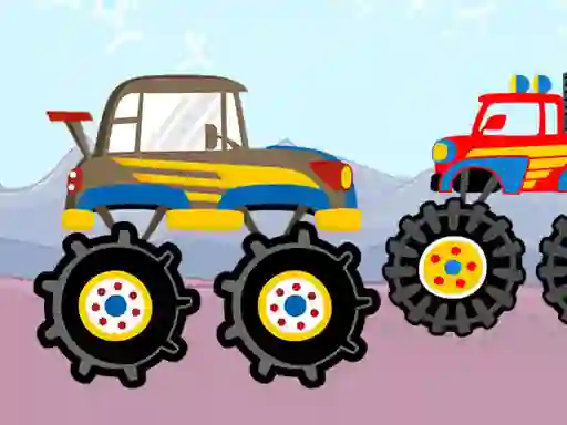 Laro Fun Monster Trucks Jigsaw online