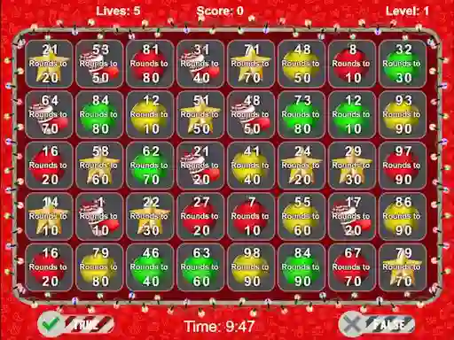 Laro Christmas Number Crunch Rounding online