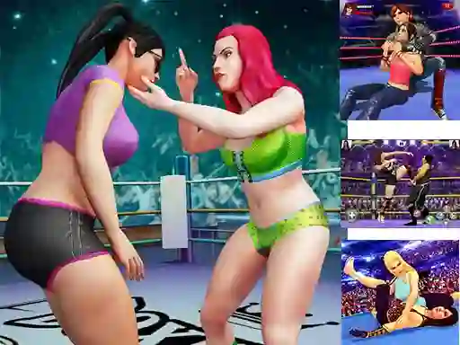 Laro Women Wrestling Fight Revolution Fighting online