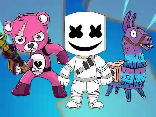 Laro Fortnite Coloring Book online