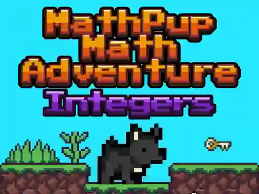 Laro MathPup Math Adventure Integers online