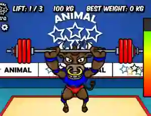Laro Animal Olympics Weight Lifting online