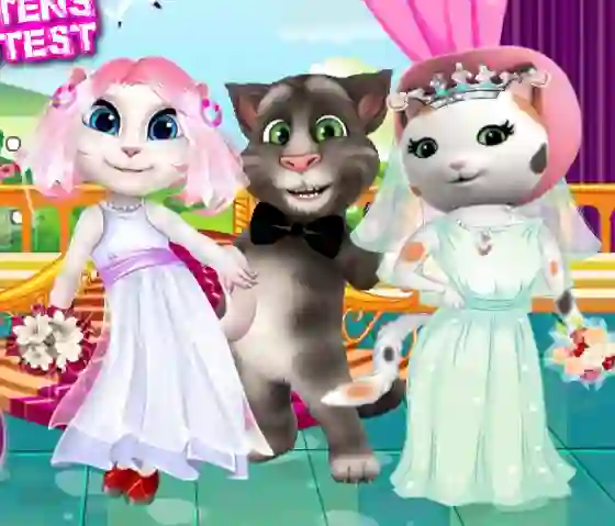 Laro White Kittens Bride Contest online