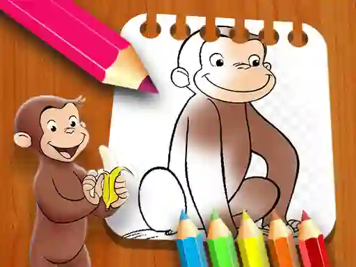 Laro Curious George Coloring Book online