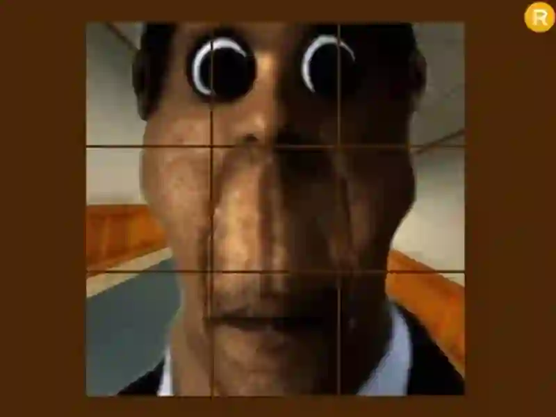Laro Obunga Nextbots Sliding Puzzle online