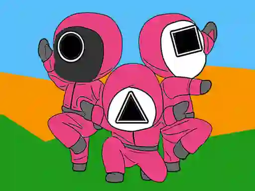 Laro Squid Coloring Book online