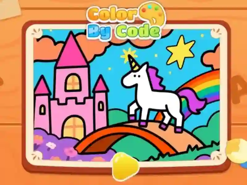 Laro Color By Code: Rainbow Unicorn online