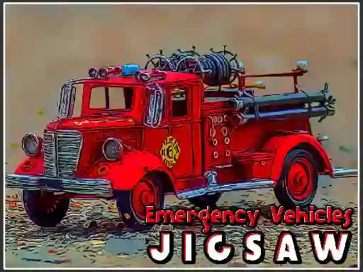 Laro Emergency Vehicles Jigsaw online