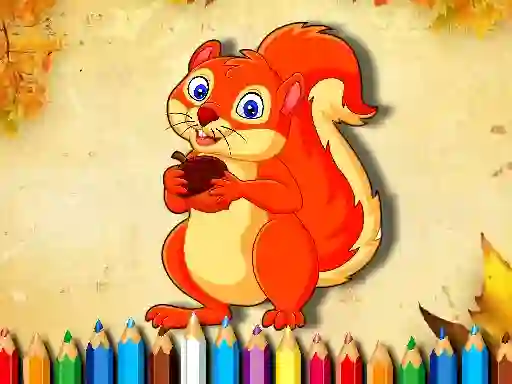Laro Squirrel Coloring Book online