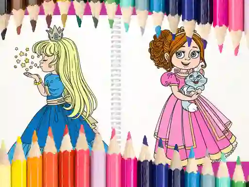 Laro Beautiful Princess Coloring Book online