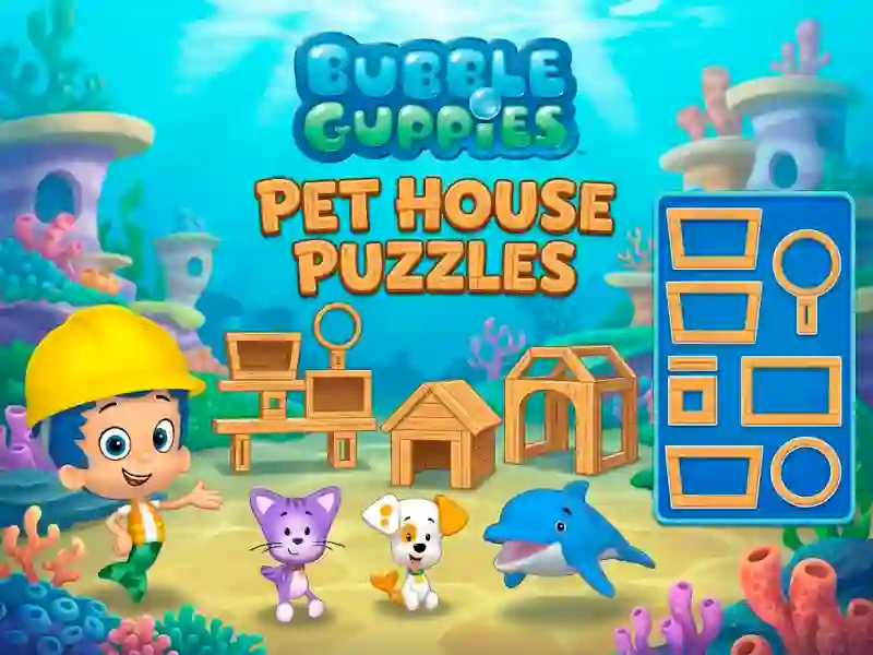 Laro Bubble Guppies Pet House Puzzles online