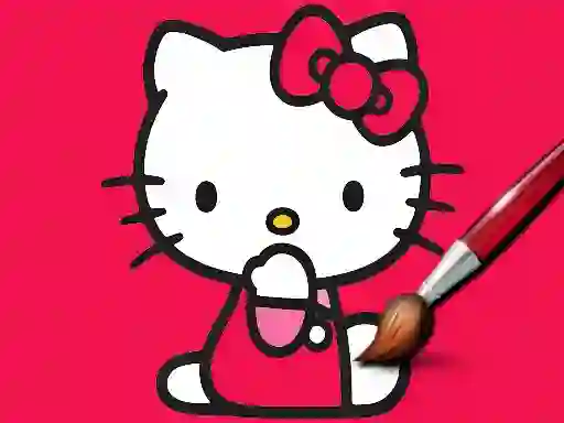 Laro Easy Coloring Kitty online