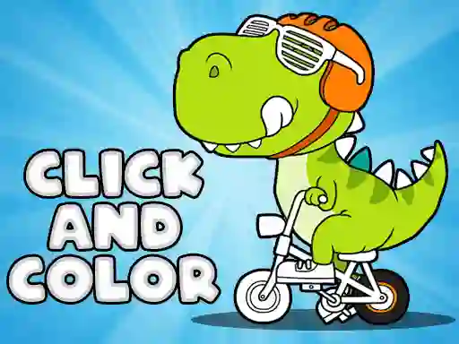 Laro Click And Color Dinosaurs online