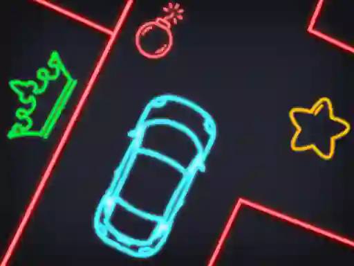 Laro Neon Car Puzzle online