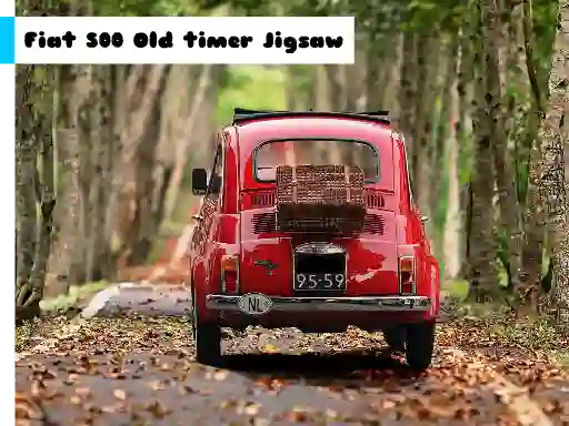 Laro Fiat 500 Old Timer Jigsaw online
