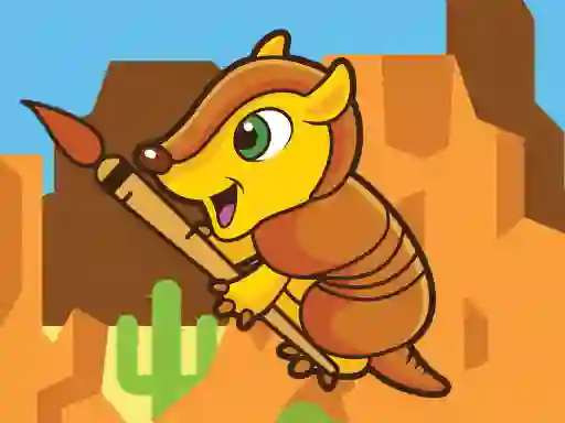 Laro Happy Armadillo Coloring online
