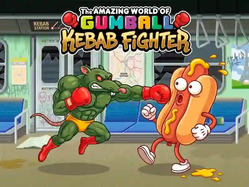 Laro The Amazing World of Gumball Kebab Fighter online