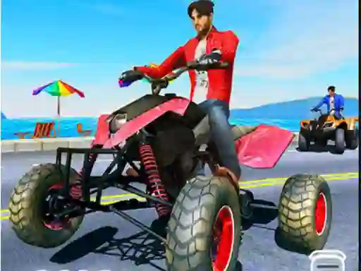 Laro Quad Bike Traffic Racing Mania online