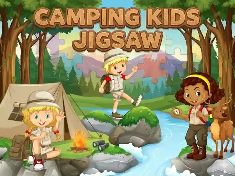 Laro Camping kids jigsaw online