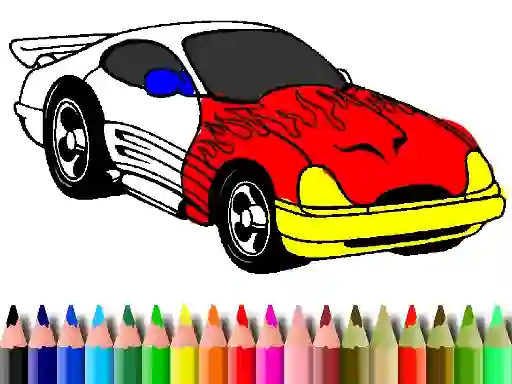Laro Back To School: Muscle Car Coloring online