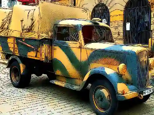 Laro Army Trucks Jigsaw online