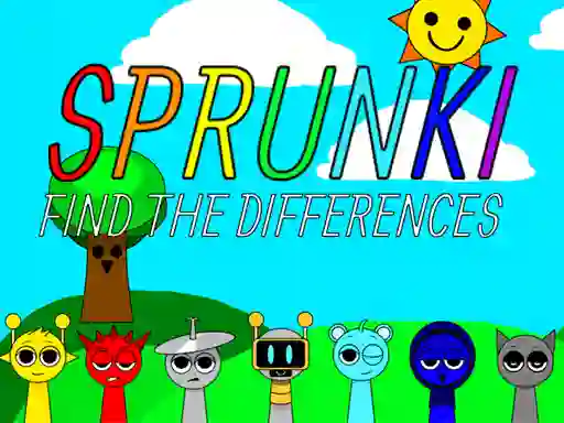 Laro Sprunki Find The Differences online