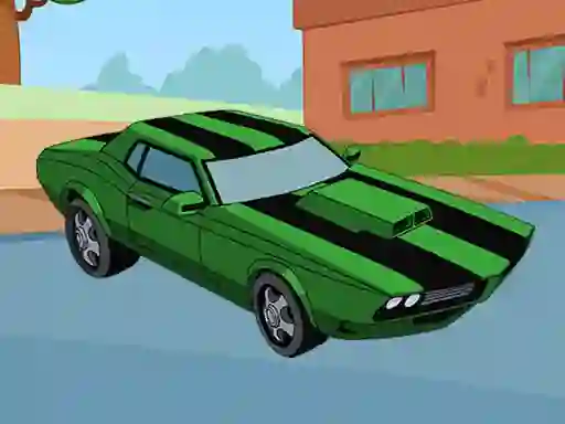 Laro Ben 10 Car Jigsaw online