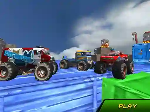 Laro Monster Truck Stunts Sky Driving online