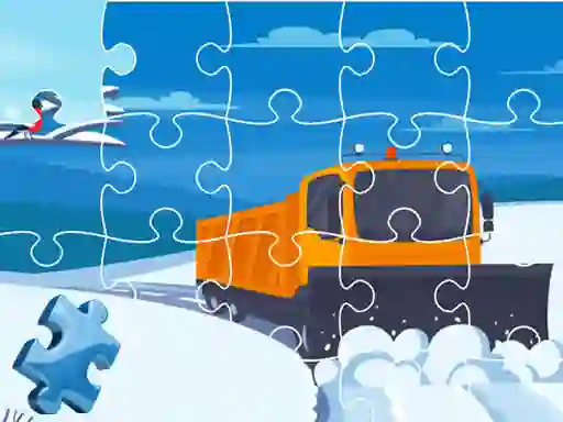 Laro Winter Trucks Jigsaw online