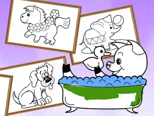 Laro Cartoon Coloring for Kids Animals online