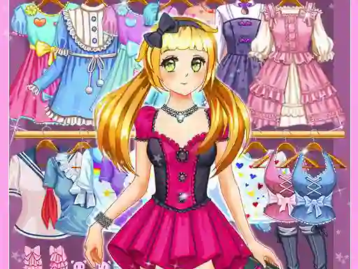 Laro Anime Kawaii Dress Up online