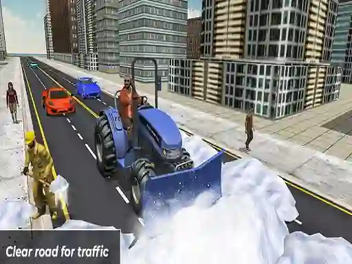 Laro Grand Snow Clean Road Driving Simulator online